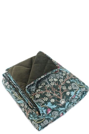 Morris & Co Green Blackthorn Pet Blanket