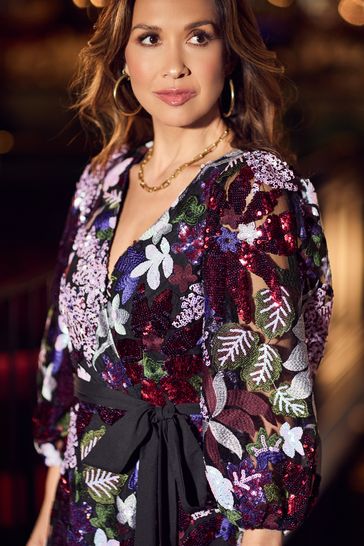 Myleene klass black sequin dress 2025