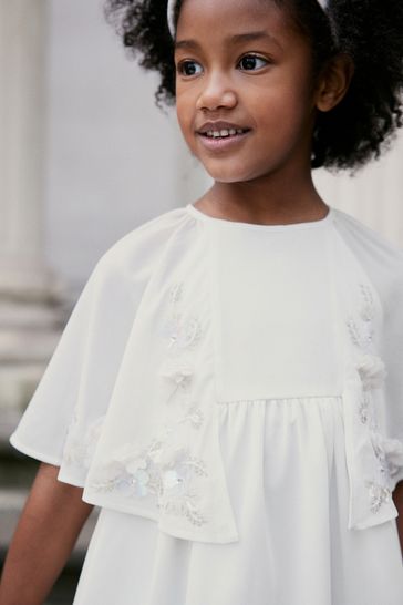 Ivory cape dress shop