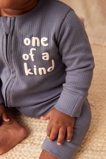 Zipped top baby sleepsuits