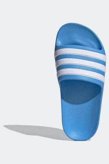 adidas Blue Adilette Youth Kids Sliders