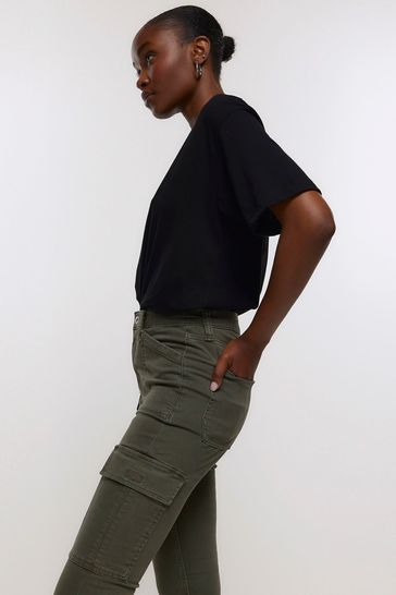 High waisted cargo pants new arrivals