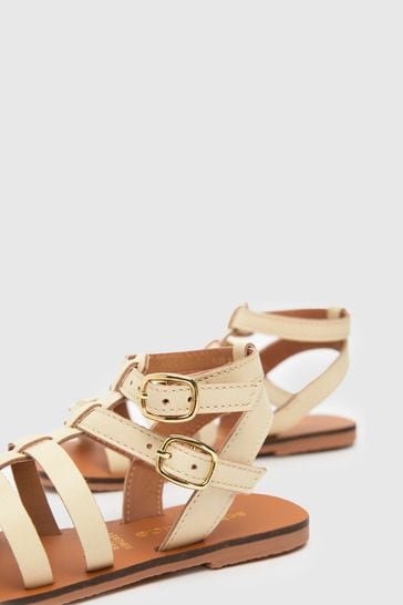 Tan gladiator sandals uk best sale