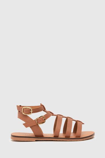 Buy Schuh Tangle Brown Sandals from Next Cyprus