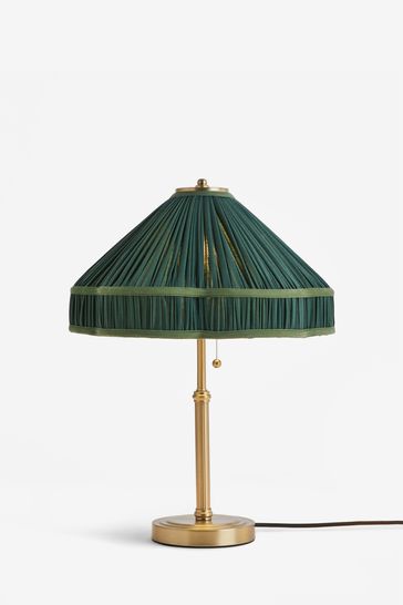 Clarke and Clarke Green Piera Table Lamp