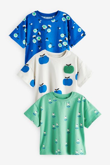 Blue apple sales shirt