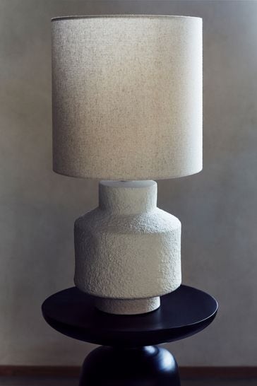 French Connection Cream Lamu Table Lamp