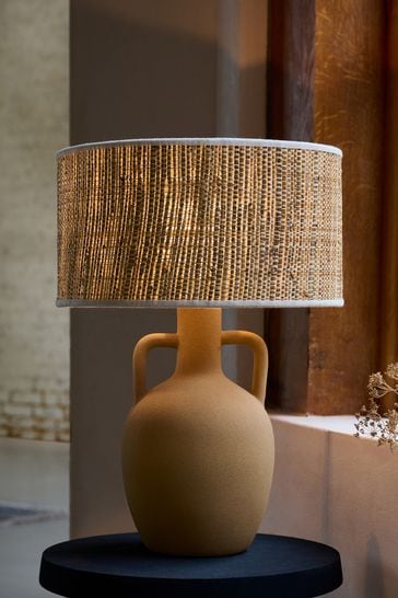 French Connection Natural Teracotta Chana Table Lamp