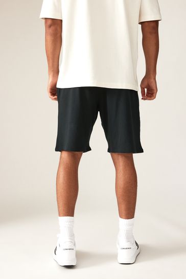 Buy Converse Black 100 Cotton Wordmark Utility Shorts from Next Cyprus