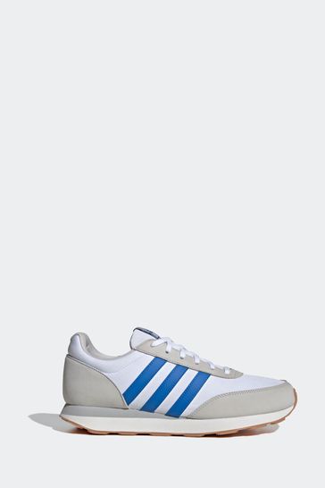 adidas White/Blue Sportswear Run 60S 3.0 Trainers