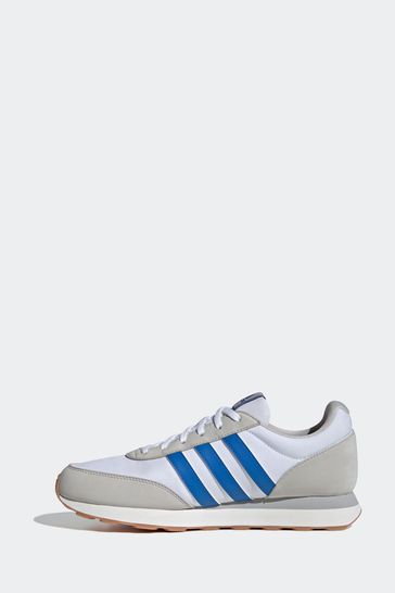 Adidas white blue store