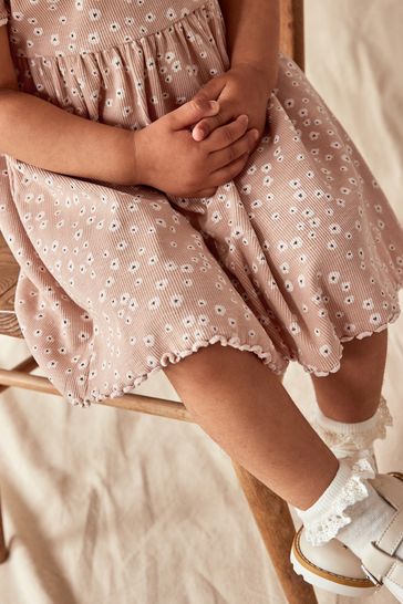 Buy Neutral Ribbed Jersey Dress 3mths 7yrs from Next Canada