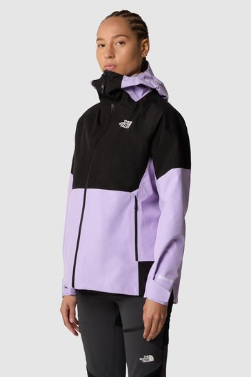 North face hot sale purple windbreaker