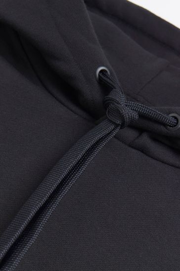River island black hoodie top