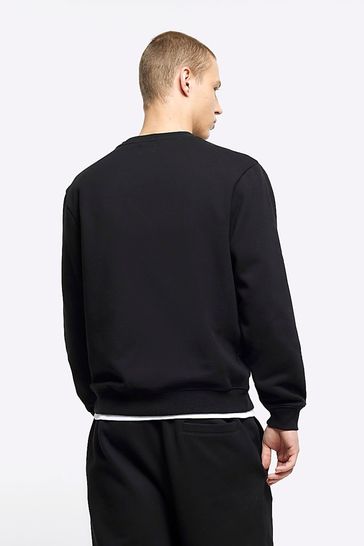 River island hotsell black sweatshirt