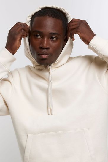 River island sales cream hoodie