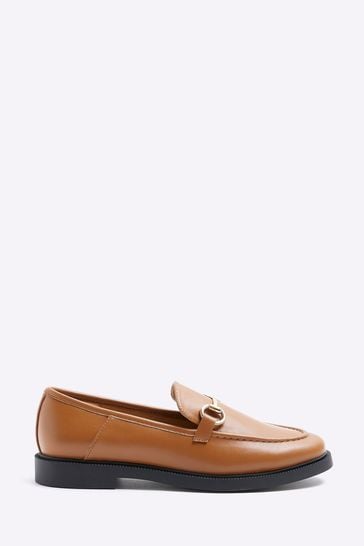 River island snaffle top loafers