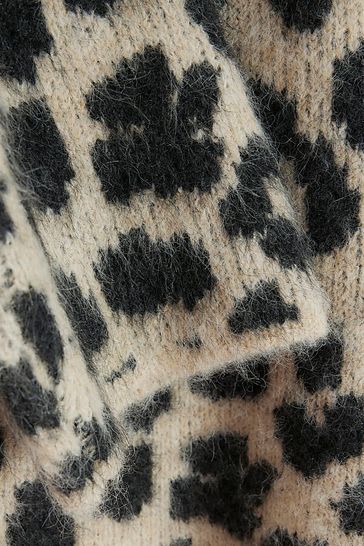 River island leopard best sale jumper