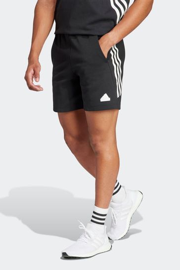 adidas Black Sportswear Future Icons 3-Stripes Shorts