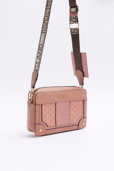 River island pink hotsell cross body bag