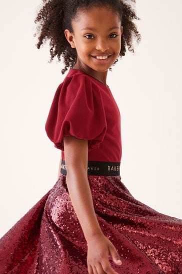 Ted baker hotsell maroon dress