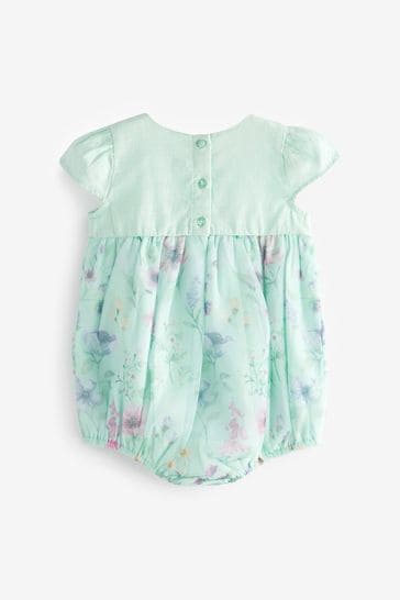 Floral romper baby deals
