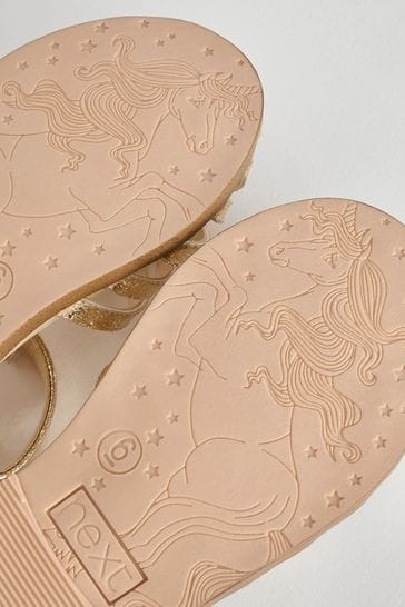 Next discount sandals gold
