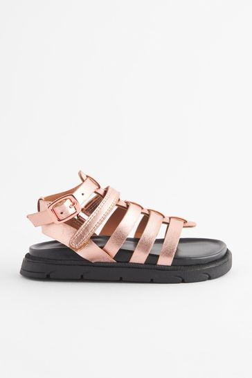 Adidas sandals rose discount gold