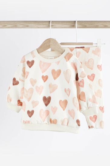 Baby heart shop leggings