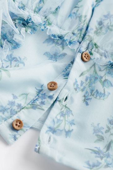 Pale blue deals floral dress