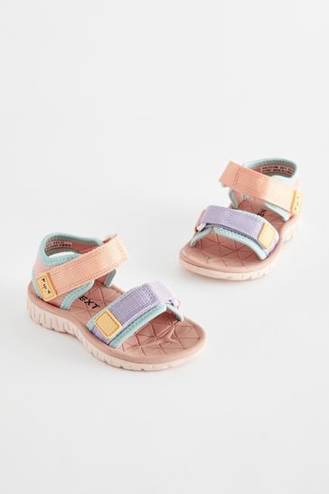 Multi Pastel Trekker Sandals