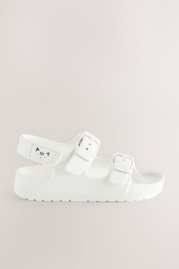 Buy White Two Strap Sandals from Next Netherlands