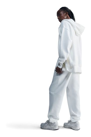 White nike full new arrivals zip hoodie