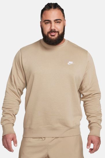 Buy Nike Brown Club Crew Sweatshirt from Next Sweden