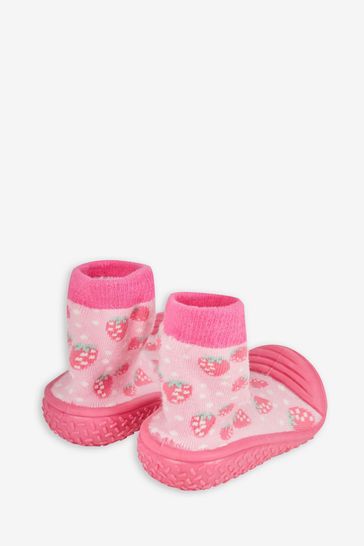 Buy JoJo Maman B b Pink Girls Indoor Outdoor Strawberry Print