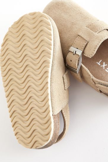 Brown suede new arrivals clogs