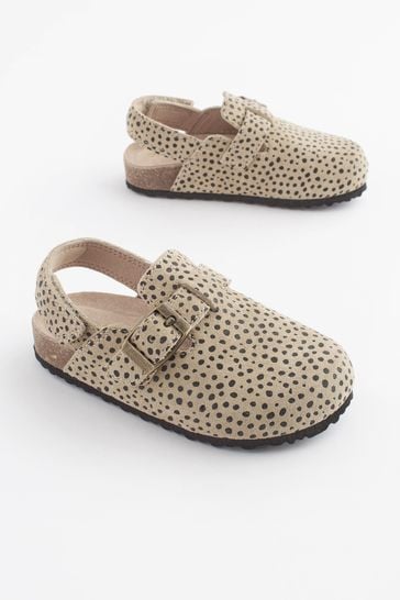 Kids leather clogs store