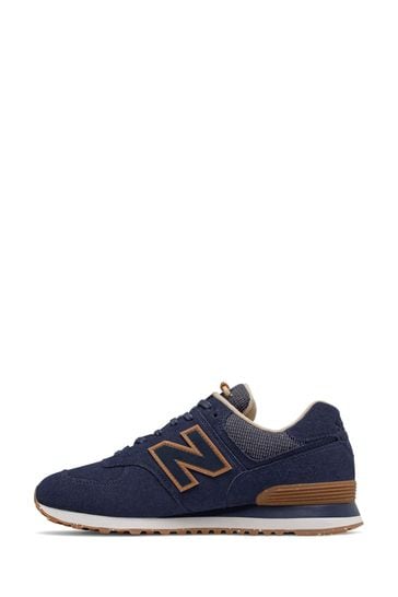 New balance 574 blau orange 2025