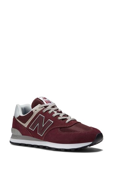 Buy New Balance Red White Mens 574 Trainers from Next Ireland