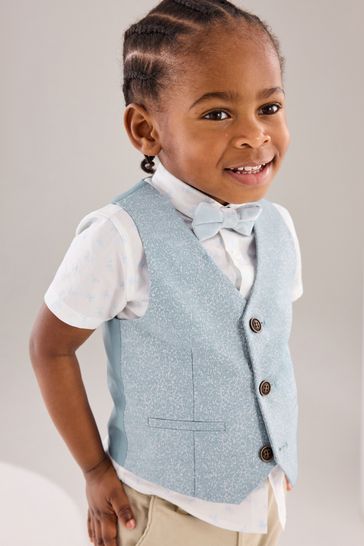 Next blue waistcoat cheap