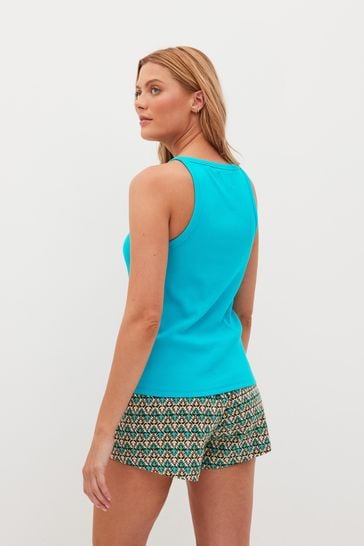 Vest top and shorts pyjamas deals