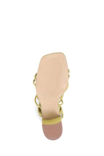 Green gladiator heels hotsell