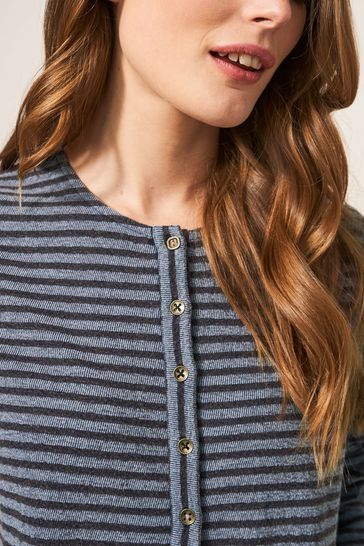Buy White Stuff Blue Marsia Stripe Jersey Dress from Next USA