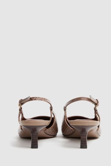 Taupe slingbacks sales
