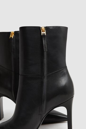 Reiss black clearance ankle boots