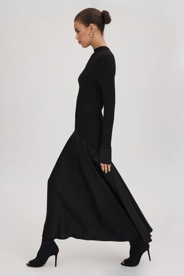 Buy Florere Knitted Satin Midi Dress from Next Australia