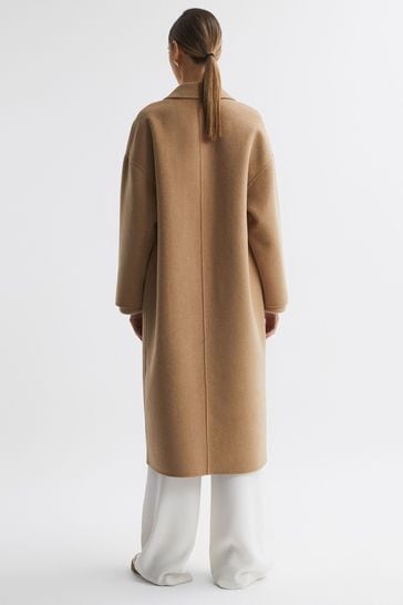 Camel coat with hood store