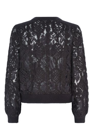 Black lace jacket next outlet