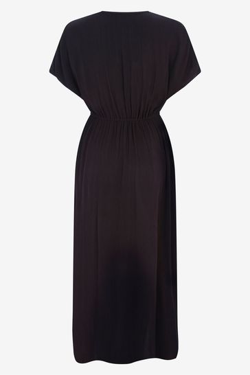 Mint velvet 2025 black wrap dress