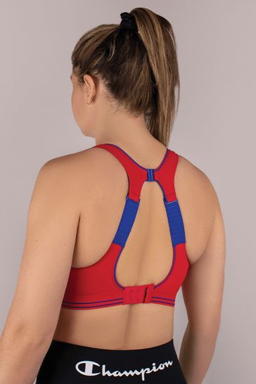 Buy Shock Absorber Red Ultimate Run Sports Bra from Next USA